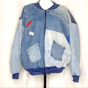 Unique Denim Jacket Made from Jeans
